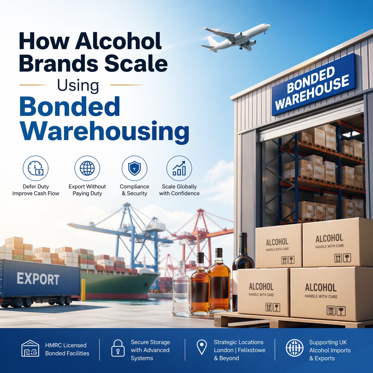 How Alcohol Brands Scale Using Bonded Warehousing