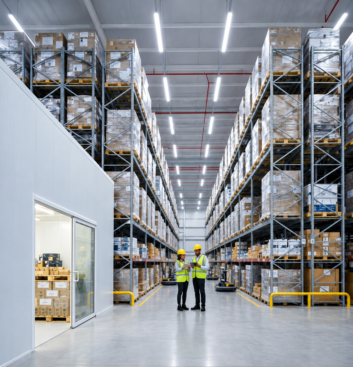 Secured storage environments designed to protect important assets, materials, and fragile shipments.